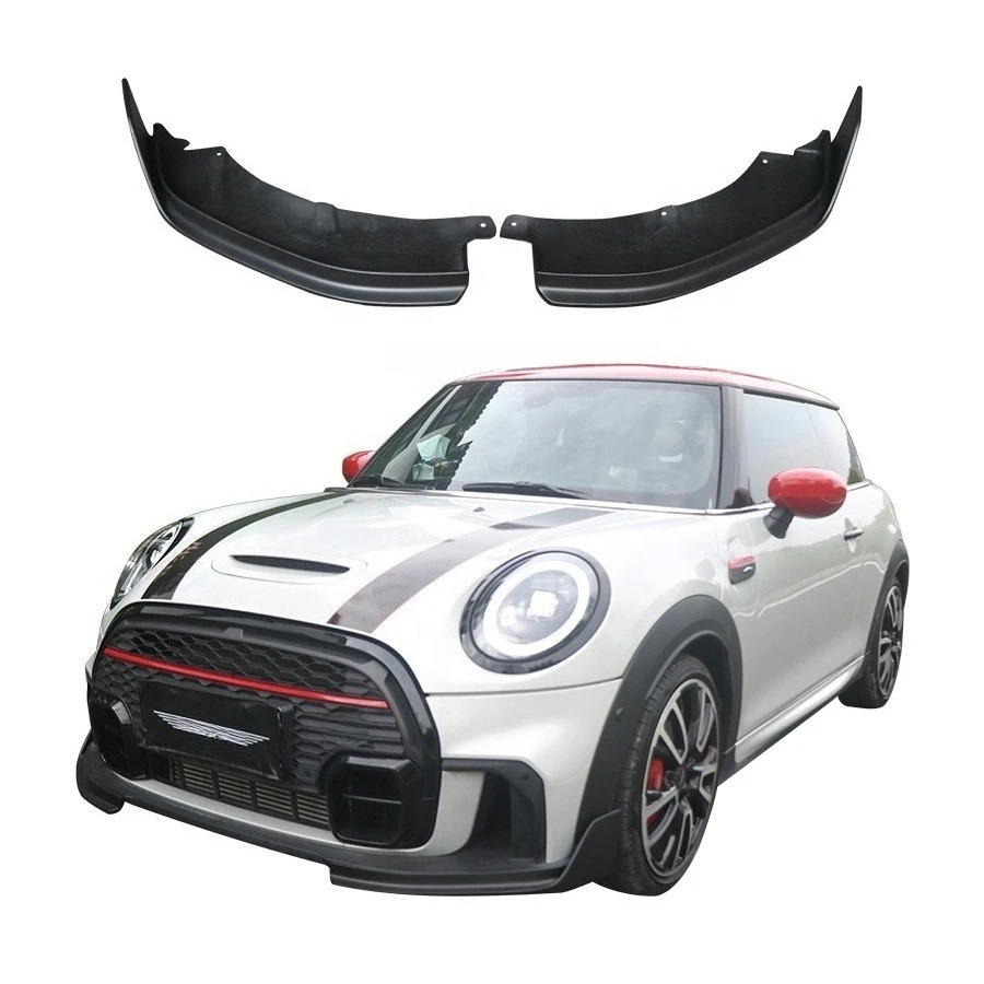 MINI JCW F55 F56 F57 Front Lip Extension Spoiler Body Kits Splitter Chin Spoiler Bumpers